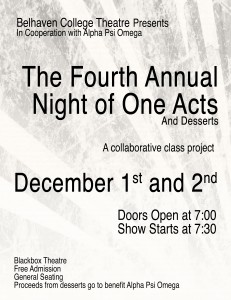 One Act poster