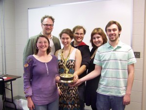Emmy Award winning writer Keri Grayson Horn visits the 2010 Playwriting class